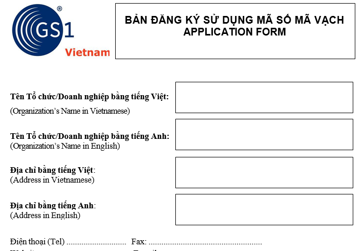Hướng dẫn kê khai hồ sơ đăng ký mã số mã vạch 