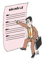 Nội dung điều lệ của công ty TNHH hai thành viên trở lên