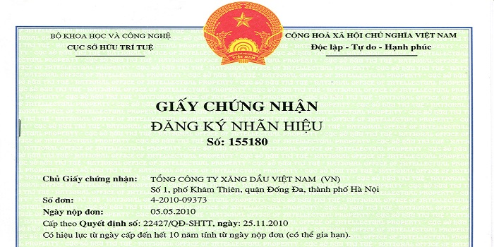 Thủ tục sửa đổi Giấy chứng nhận đăng ký nhãn hiệu